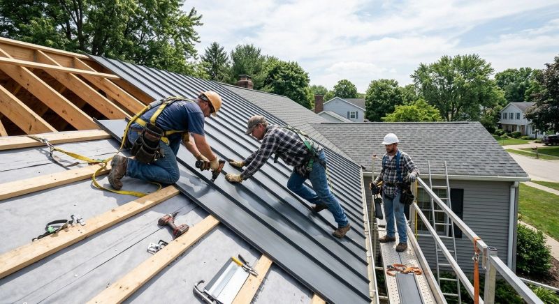Aluminum Roof Installation in White House, TN