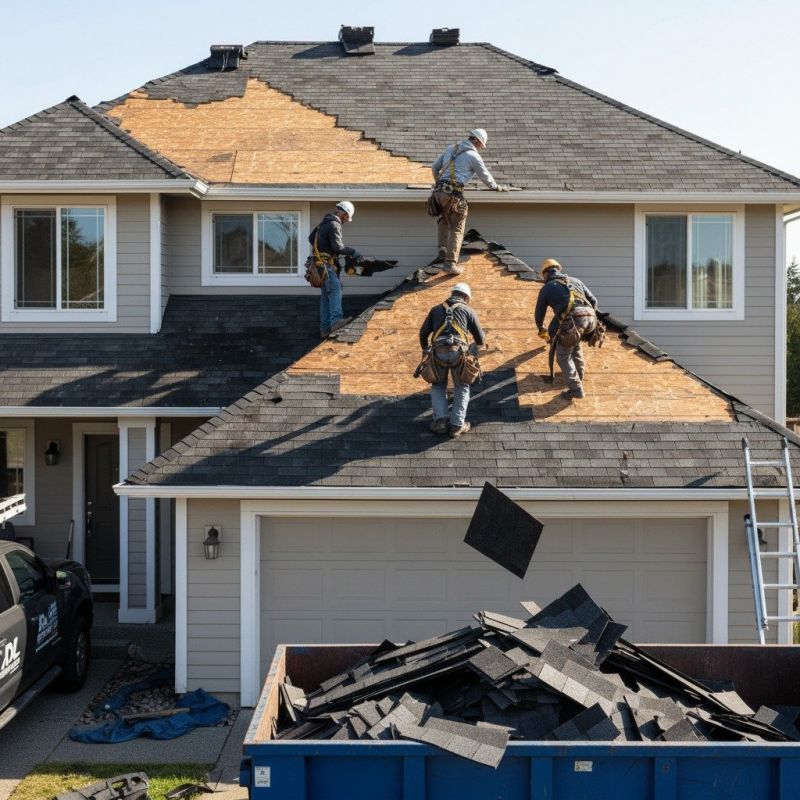 Asphalt Roof Replacement in White House, TN