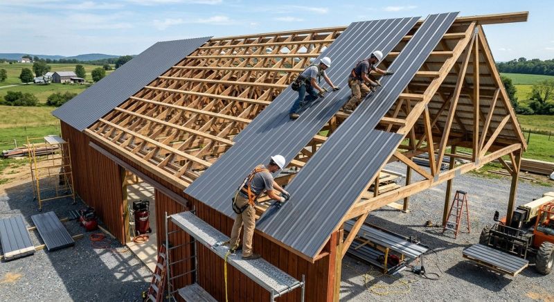 Barn Roof Construction in Wilson County, TN