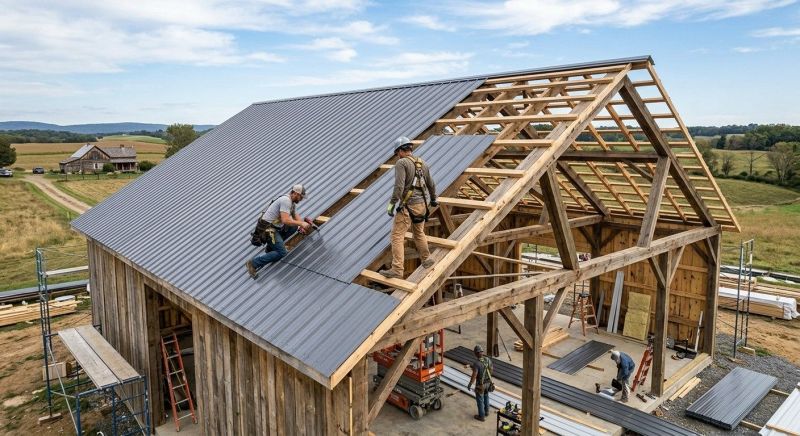 Barn Roof Installation in Wilson County, TN
