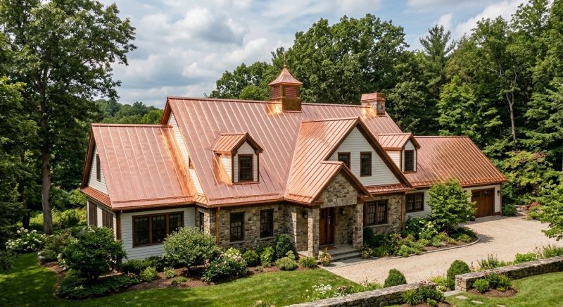 Copper Roof Replacement in Wilson County, TN