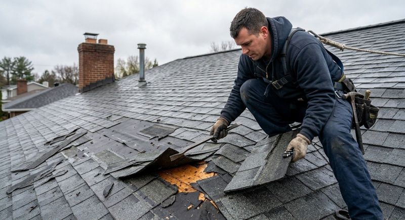 Damaged Roof Replacement in Madison, TN